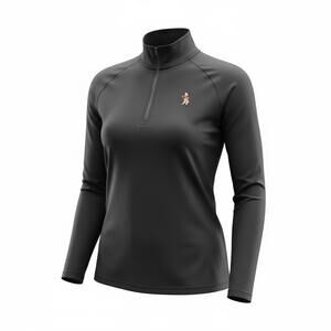Oxford Golf Pinehurst Black Half Zip Pullover Ladies S